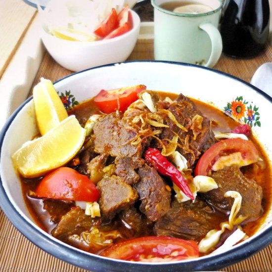 Tongseng (mutton/ lamb/ beef stew)