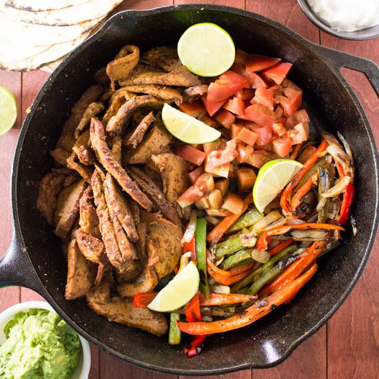 Grilled Tri-Tip Steak Fajitas