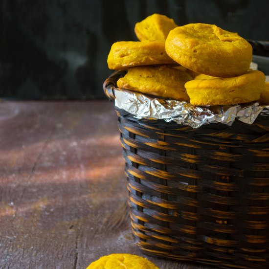 Cream Cheese Pumpkin Biscuits