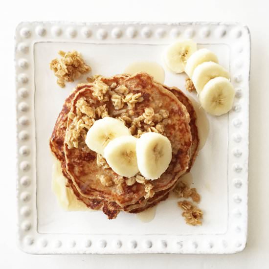 Gluten-Free Banana Nut Pancakes