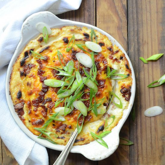 Steakhouse-Style Loaded Cauli Mash