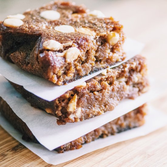 White Chocolate Chai Pumpkin Bars