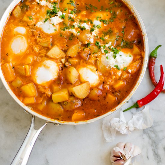 Shakshuka with Potatoes