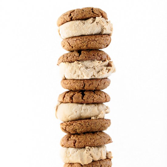 PB Ice Cream Sandwiches