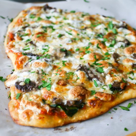 Steak and Blue Cheese Flatbread