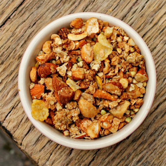 Healthy Maple Buckwheat Granola