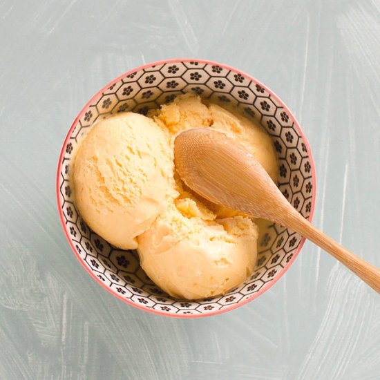 Tangy Lemon Curd Ice Cream