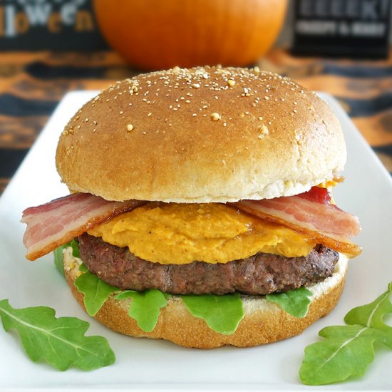 Pumpkin Spice Burger