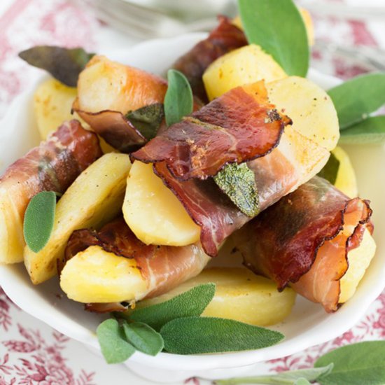 Potato-Saltimbocca