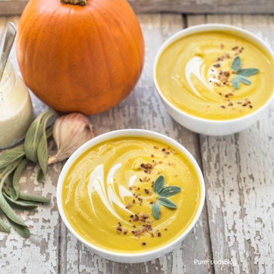 Creamy Roasted Pumpkin Soup