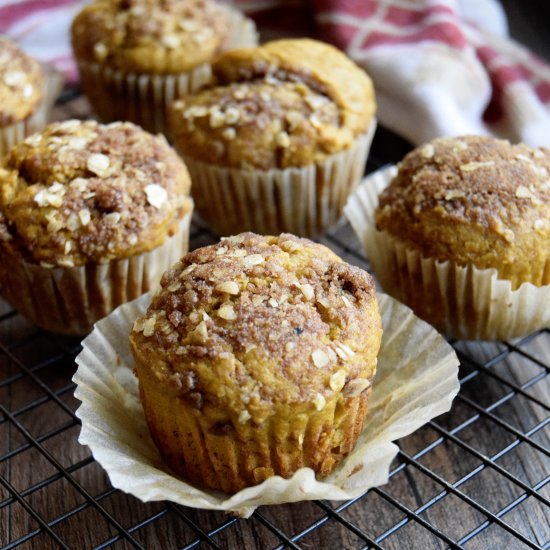 Pumpkin Streusel Muffins