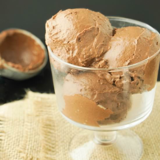 Vegan No-Churn Chocolate Ice Cream