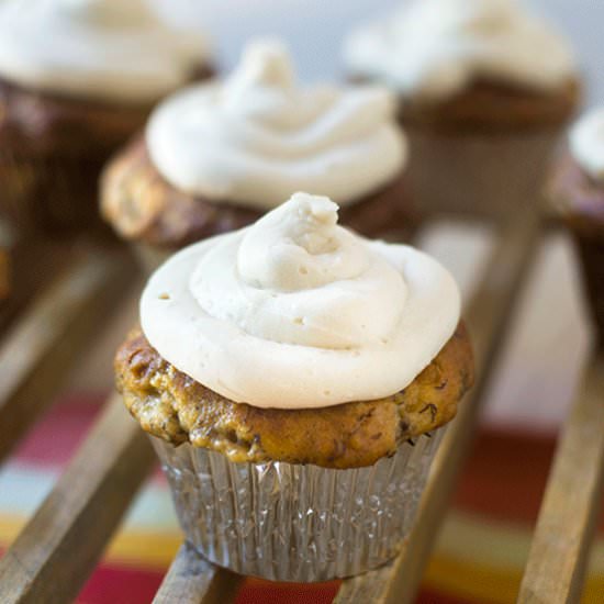 Gluten Free Banana Cupcakes