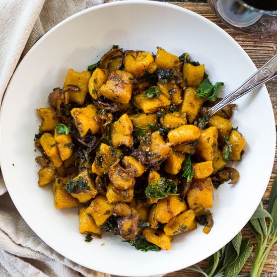 Butternut Squash Gnocchi with Sage