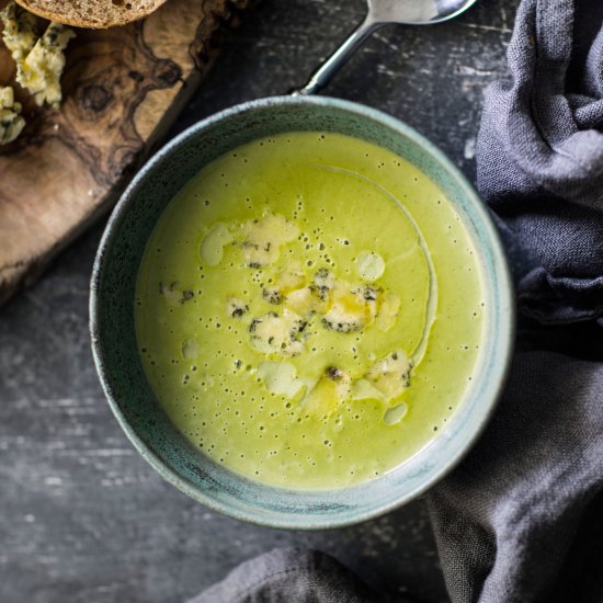 Broccoli and Stilton soup