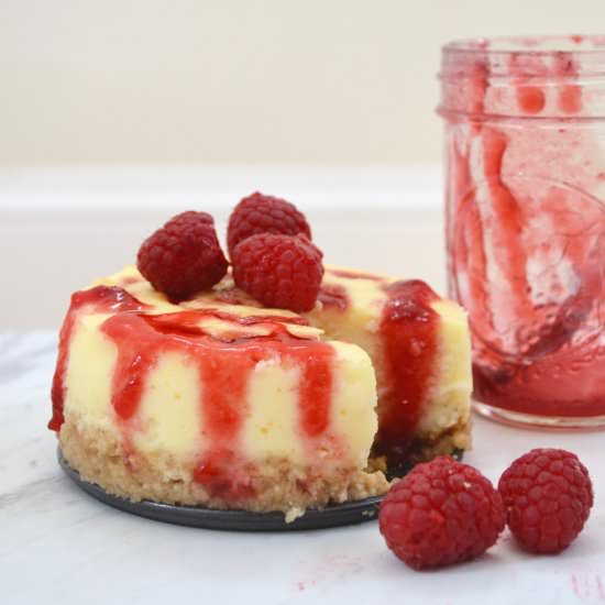 Mini Raspberry Cheesecake