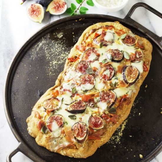 Fig, Gorgonzola Flatbread