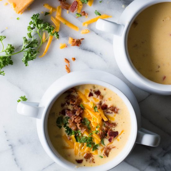 30 Minute Beer Cheese Soup