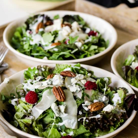 Pear and Blue Cheese Salad