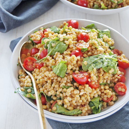 Toasted Pearl Couscous Salad