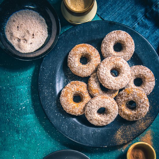 Baked Pumpkin Spice Doughnut