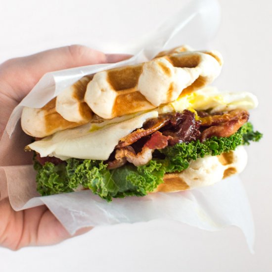 Waffle Breakfast Sandwich