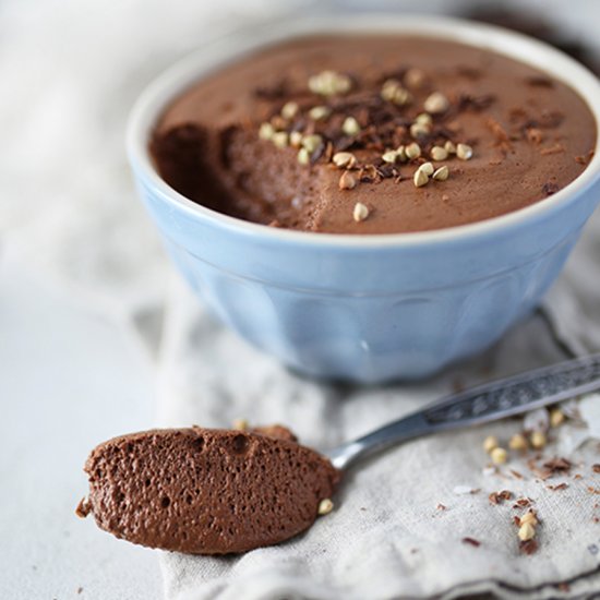 Aquafaba Chocolate Mousse