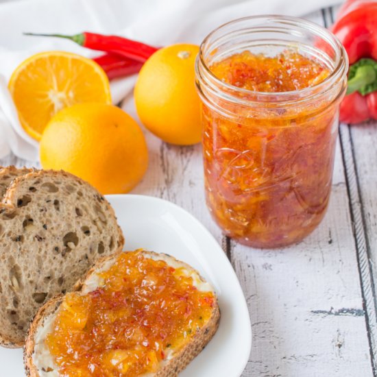 Orange and Pepper Jelly