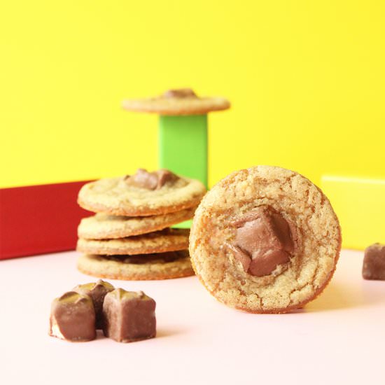 Snicker Bite Cookies