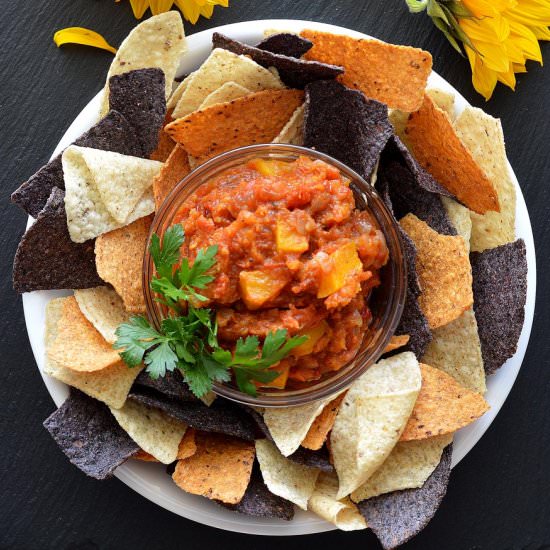 Chunky Chipotle Pumpkin Salsa