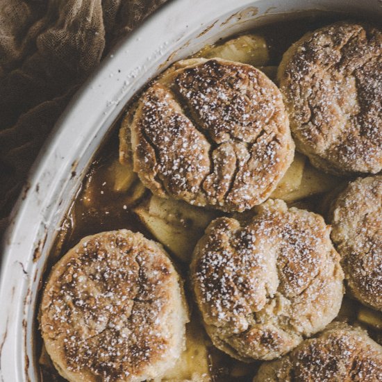 Bourbon & Buttermilk Apple Cobbler