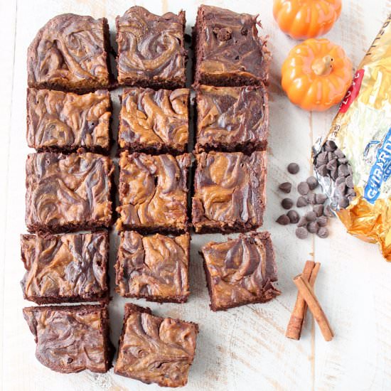 Pumpkin Crock Pot Brownies