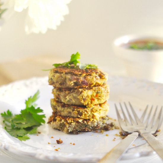 Spicy Lentils & Potato Croquettes