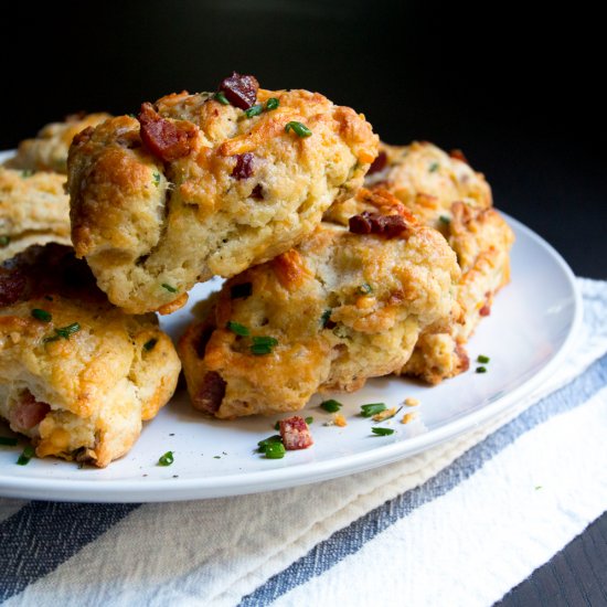 Smoked Cheddar Pancetta Scones