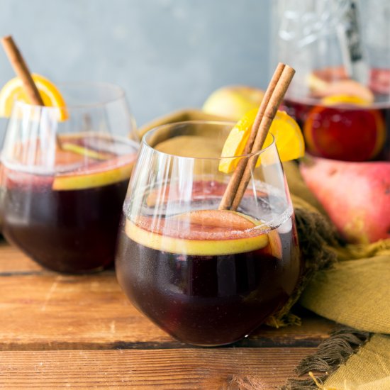 Sparkling Fall Sangria