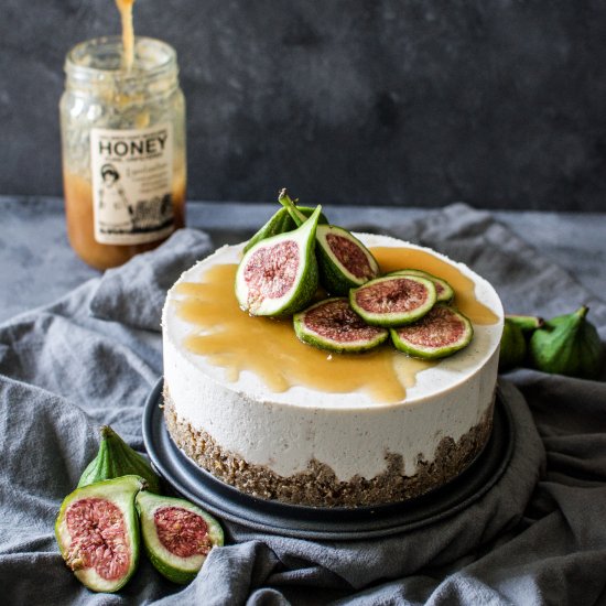 Coconut Honey Cheesecake (Vegan)