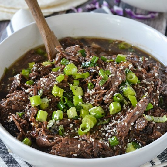 Asian Style Shredded Beef