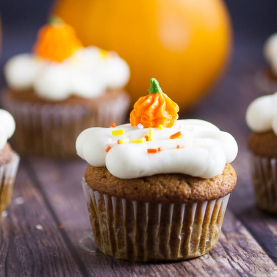 Classic Pumpkin Spice Cupcakes