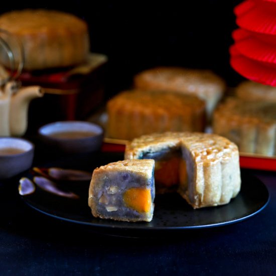 Purple Yam Mooncakes