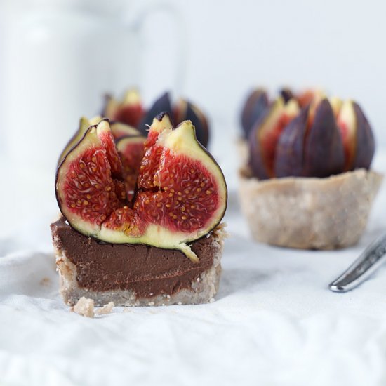 Vegan Chocolate Fig Pies