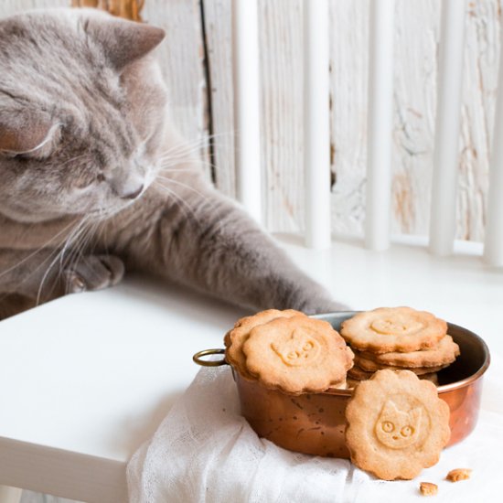 Ceylon Cinnamon Cat Stamp Cookies