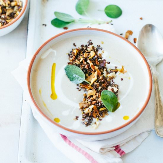 Roasted Cauliflower Soup