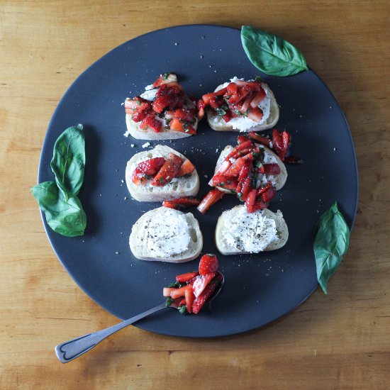 Strawberry Bruschetta