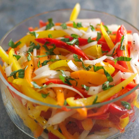 Three Pepper Salad