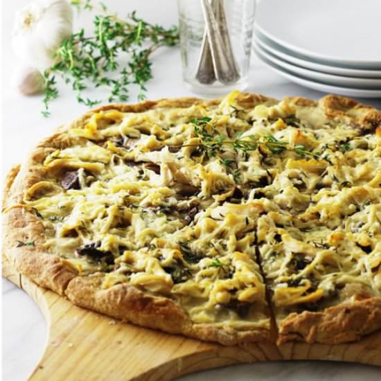 Chicken Mushroom Pizza