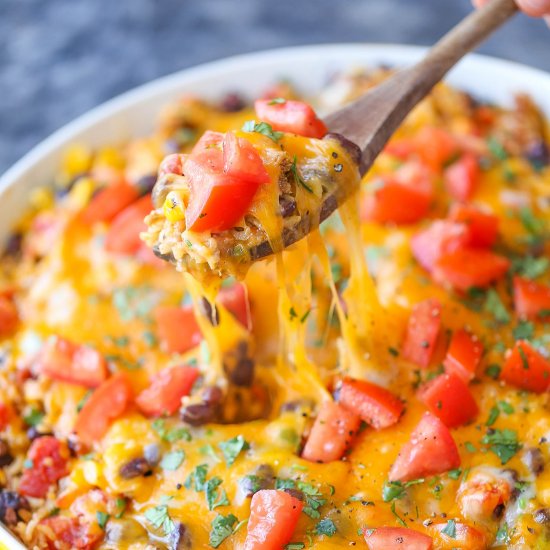 One Pot Mexican Beef and Rice