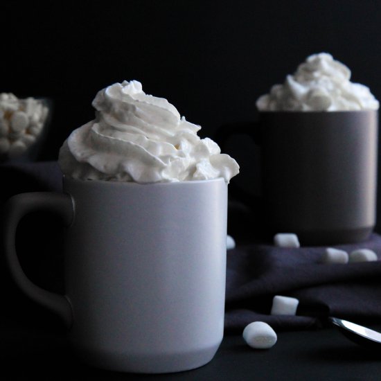 Pumpkin Spice White Hot Chocolate