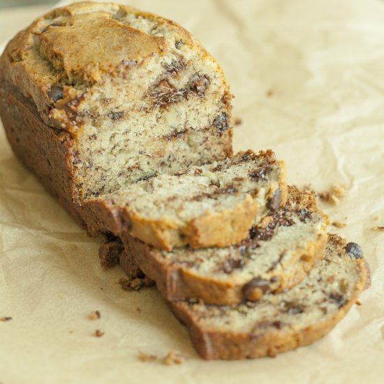 Banana Bread with Chocolate Chips