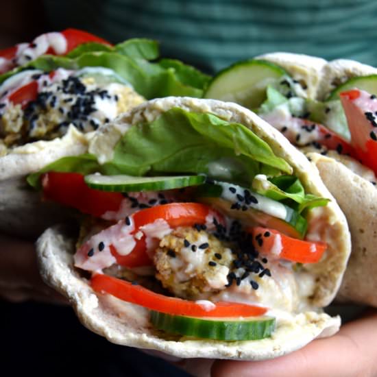 Oven Baked Chickpea Falafels