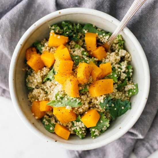 Butternut Squash & Garlic Quinoa